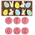 Kit Carimbos Páscoa Brilhante Rosa Bebê (2 Cm) - 7 Pc - Imagem 1