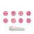 Kit Carimbos Páscoa Rosa Bebê - 9 Pc - Imagem 4