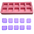 Forma de Silicone - Cubo Liso 10 cav - Imagem 4