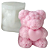 Forma de Silicone - Urso M - Imagem 1