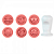 Kit Carimbos Emoções Emoji Rosa Bebê (2 Cm)  - 7 Pc - Imagem 3