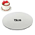 Cake Board Sem Gravação MDF Branco 15cm - Imagem 1