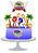 Topo Bolo - Sonic - Imagem 1