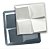 Forma de ABS ref 82  Mini Prisma 30,5 x 30,5 cm - Imagem 1