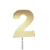 Topo de Bolo Acrílico Numero 2 - Imagem 2