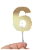 Topo de Bolo Acrílico Numero 6 - Imagem 2