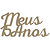 Placa MDF 9mm Marrom Meus 15 anos 60x30cm - Imagem 1