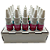 Kit 12 Porta Corante Liquigel MDF 3mm Branco 20 cavidades - Imagem 2