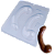 Forma Simp Trad- Bombom Penis Curvo - Cod 903 - Imagem 1