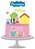 Topo Bolo - Peppa Pig - Imagem 1