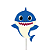 25 Topos de Doce - Tubarão Shark - Imagem 3