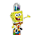 10 Tubetes com Tag - Esponja Bob - Imagem 3