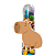 10 Tubetes com Tag - Capivara - Imagem 3
