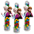 10 Tubetes com Tag - Elsa e Ana do Gelo - Imagem 2