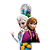 10 Tubetes com Tag - Elsa e Ana do Gelo - Imagem 3