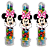 10 Tubetes com Tag - Minie Rosa - Imagem 2