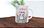 1 Caneca Porcelana 325ml Branca - Coruja Professor Ensinar - Imagem 3