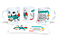 1 Caneca Porcelana 325ml Branca - Professor Nota 10 - Imagem 4