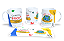 1 Caneca Porcelana 325ml Branca - Melhor Professor(a) Nome - Imagem 4