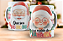 1 Caneca Porcelana 325ml Branca - Natal - Ho Ho Ho - Imagem 1