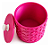 Porta Treco Decorativo Com Tampa Organizador - Pink - Imagem 2