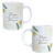 1 Caneca Porcelana 325ml Branca - Mãe Flor Floresce - Imagem 2