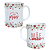 1 Caneca Porcelana 325ml Branca - Mãe Feliz Dia das Mães - Imagem 2