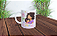 1 Caneca Porcelana 325ml Branca - Mãe Filho Mamis Mainha - Imagem 3