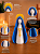 Nossa Senhora Aparecida 3D Branca 8,5cm - Imagem 3