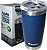 Copo Térmico Stone 500 ml com tampa Azul Escuro - Brasfoot - Imagem 3