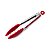 Pegador Inox Com Ponta Em Silicone Vermelho 23cmweck Cód. 5118 - Imagem 2