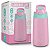 Garrafa Life 350ml Rosa - Brasfoot - Imagem 1