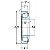 ROLAMENTO NSK DE ROLOS CÔNICOS 1 CARREIRA POLEGADA HM 803110/803149 - Imagem 3
