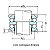 ROLAMENTO NSK AXIAL DE ESFERAS DE ESCORA DUPLA COM ASSENTO SIMPLES 52424 X - Imagem 4