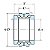 ROLAMENTO NSK AXIAL DE ESFERA DE CONTATO ANGULAR DE ESCORA DUPLA 100 TAC 20X+L - Imagem 4