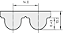 CORREIA IND. OPTIBELT HP 170MM 14M-2912 - Imagem 2