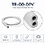 TR-OD-DPV Dupla de Pedal em PVC 6,00x3,30mm Rolo 100m | Linha Odontológica - Imagem 2
