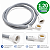 Mangueira de Entrada de Água Máquina de Lavar 1,20m Universal 1/2" Anti-Rompimento | Brastemp, Electrolux, Consul, LG - Imagem 1