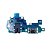 Conector de Carga Samsung A21s - A217 - Com Placa Original Nova - Imagem 1