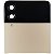 Tampa Traseira Samsung Z Flip 4 F721 Dourado com Display e Vidro da Câmera Original Retirada - Imagem 1