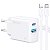 Carregador 20W Duas Portas (USB 18W + C 20W) + Cabo de Dados C Para Lightning - Branco - GAR163 - Imagem 1