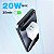 Carregador 20W Duas Portas (USB 18W + C 20W)  Branco - GAR161 - Imagem 2