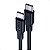 Carregador Veicular Duas Portas (USB18W + C 20W) Metalizado + Cabo de Dados C Para C 1 Metro - Cinza - GAR241 - Imagem 3