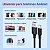 Carregador 5v - 2.4A -12W + Cabo de Dados USB Para C - Preto - GAR142 - Imagem 6