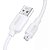 Cabo Para Dados USB Para Lightning - 1 Metro - 2.1A - Branco - CAB238 - Imagem 1
