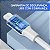 Cabo Para Dados USB Para Lightning - 1 Metro - 2.1A - Branco - CAB238 - Imagem 2