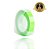 Fita Vinílica Compatível Dymo Rotulador Manual 3DFG25 Verde Fluorescente 9mm - Imagem 1