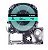 Fita Compatível Epson LK-6GBP Verde Letra Preta 24mm - Imagem 1