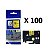 Kit 100 Fita Strong Compatível Brother Tze-S631 Amarela 12mm - Imagem 1
