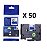 Kit 50 Fita Compatível Brother Tze-531 Azul Letra Preta 12mm - Imagem 1